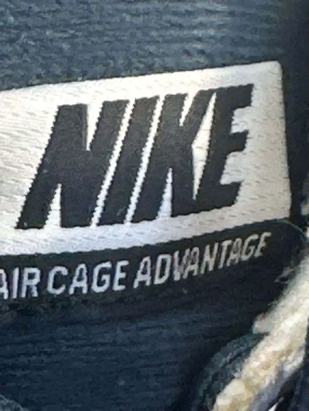 Nike Air Cage Advantage White Navy Grey Tennis Shoes 599360-144